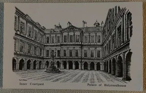 Picture Postcard Palace of Holyroodhouse Inner Courtyard Scotland Ann R. Thomas - Picture 1 of 2