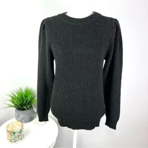 IRO Sweater Womens XS Black Winter Crewneck Alpaca Wool Blend - Picture 1 of 10