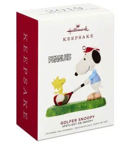 Hallmark 2019 - Golfer Snoopy - 22nd in the Spotlight on Snoopy serie - Como nuevo en caja - Imagen 1 de 4