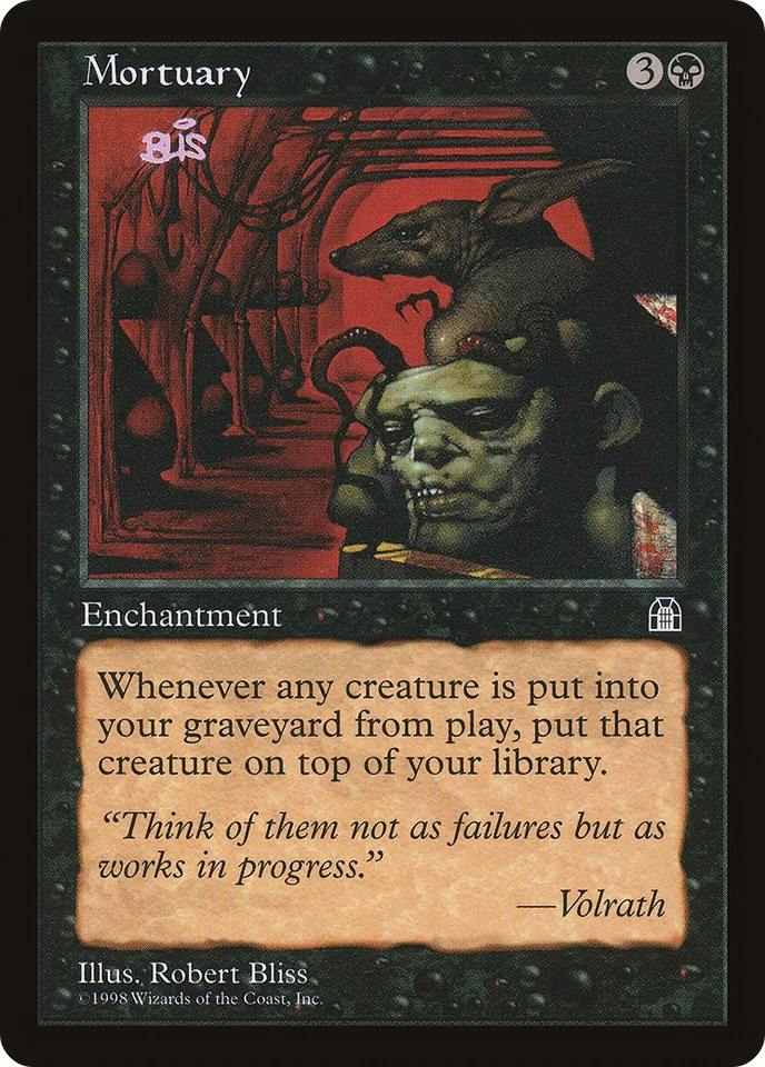 Mortuary X (1) Stronghold MTG - EX/NM - R66 - 4RCards - Image 1 of 1