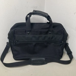 Briggs & Riley Travelware 17"x 11" Laptop Bag Black W Shoulder Strap - Picture 1 of 14