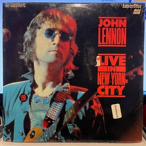 John Lennon Live In New York City Laserdisc LD PA-86-162 1985 Capital Records - Picture 1 of 4