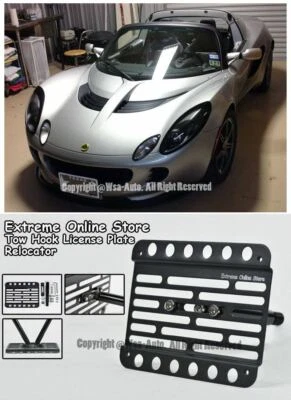 04-11 For Lotus Elise Series 2 Tow Hook License Plate Front Bumper Mount Bracket - Изображение 1 из 4