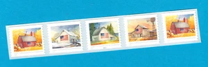 PNC5 5684-87 Flags On Barns #P11111 (FREE SHIPPING) - Picture 1 of 1