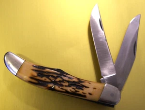 Camillus Sword Brand #26 Large Folding Stag Hunter Knife with Two Blades - Picture 1 of 5