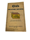 Cox's Gelatine Rezepte / 1920. 32 Seiten. Fabelhafter Vintage Zustand.