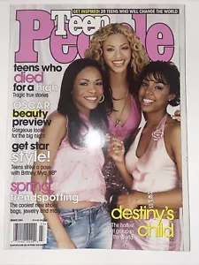 2001 Teen People BEYONCE Adriana Lima BRITNEY SPEARS Jessica Simpson Like New - Picture 1 of 3