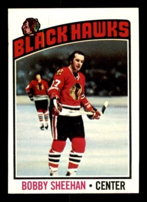 1976 Topps Hockey #183 Bobby Sheehan NM/MT *d4 - Image 1 of 2