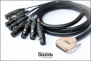 D-Sub DB25 Cavo Multiconduttore Seriale 8 Vie XLR Femmina Neutrik NC3FXX Mogami Premium - Foto 1 di 7