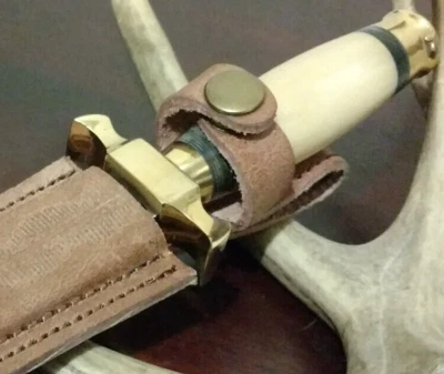 CEREMONIAL RD. BUTT DAGGER KNIFE W/ SHEATH CASE HUNTING BOOT KNIFE MEDIEVAL !!! - Image 1 of 4