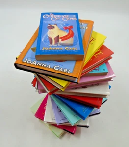 Joanna Carl, A Chocoholic Mystery Books 1-13, 15, and 16 Mixed Lot (12 HC 3 PB) - Picture 1 of 24