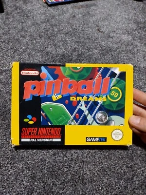 Pinball Dreams SNES Super Nintendo Complete Boxed PAL (Very Rare Boxed) - Image 1 of 4
