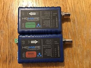 Veracity Highwire Powerstar Fast Ethernet and Poe power over coax 1 Pair B&C 