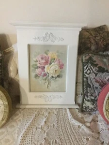 Gorgeous Christie Repasy Canvas “Rose Ribbon Bouquet” framed art Print - Picture 1 of 11
