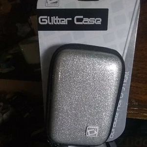 Hard Shell Pocket Camera Case Glitter 4x1x2.75" New - Picture 1 of 3