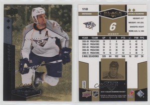 2010-11 Upper Deck Black Diamond Gold /10 Shea Weber #110