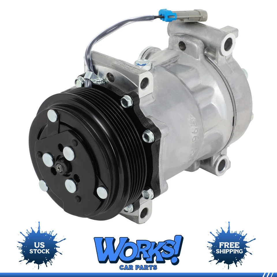 For 1997-1998 Chevrolet GMC C1500 C2500 2000-2001 2002 Isuzu FRR A/C Compressor — 第 1/4 张图片