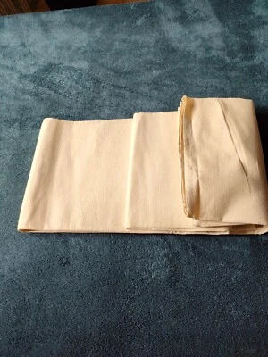 Ancien drap plat en métis toile tissus  drap 7 ref 919 - Photo 1/4