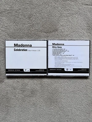 Madonna CD Promos - Celebration/Miles Away - Image 1 of 4