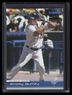 2004 Donruss Press Proofs Black 314 Jeromy Burnitz 2/10 - Image 1 of 2