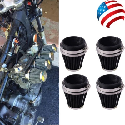 For Yamaha XJ600 XJ650 XJ700 XJ750 XJ900 4PCS 52mm Air Filter Pod Cleaner - Imagem 1 de 4