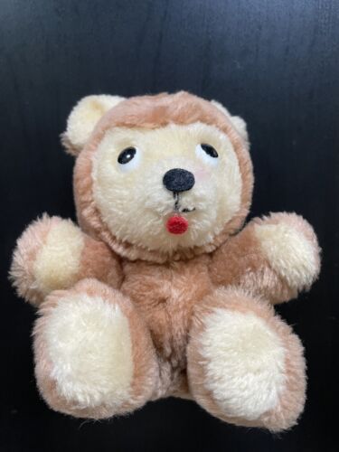 Vintage 70’s Dakin Honey Cub Brown Bear Plush Stuffed Animal Toy Doll 6” Inch