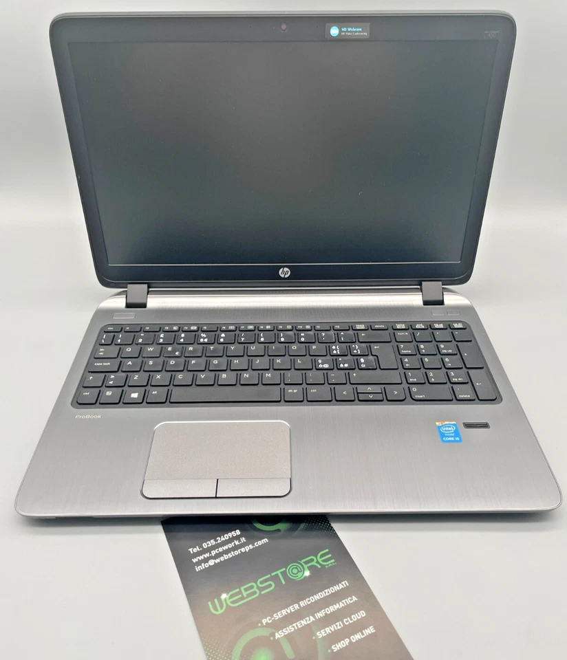 HP 450 G2 PROBOOK i5-4210U 8GB RAM 250GB SSD 15.6" HD GAR 3 MESI WIN 10 - Bild 1 von 4
