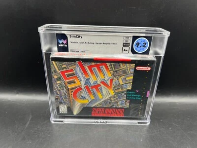 Sim City Nintendo SNES WATA 9.2 A+ FACTORY SEALED MINT RARE VGA - Image 1 of 4