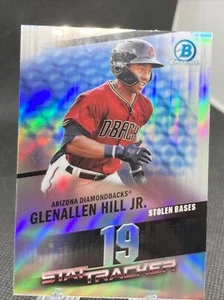 2020 Bowman Chrome GLENALLEN HILL JR. Stat Tracker #ST-7 085 - Picture 1 of 2