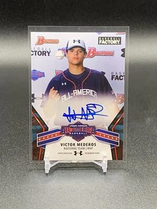 2018 Bowman Draft Victor Mederos UAN-13 Under Armor National Team Auto Angels - Picture 1 of 2