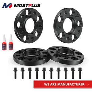 4X 12mm+15mm Wheel Spacers 5x112mm For W202 W203 W204 W215 W216 W208 W209 W219 - Picture 1 of 12
