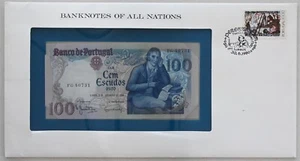 Portugal 1980 100 Escudos Bank notes of all nations. 10 Escudos stamp RC0515 com - Picture 1 of 2
