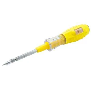 The Electrician's Dream Multifunctional Voltage Tester Pen Screwdriver Yellow - Picture 1 of 7