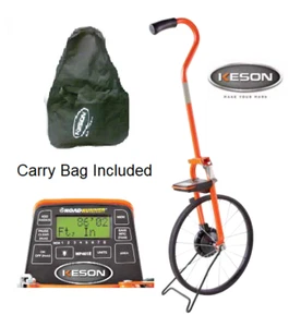 Keson MP401e Steel Digital Measuring Wheel, 8 memory, Ft/Inch+Metric,w/Carry Bag - Picture 1 of 1