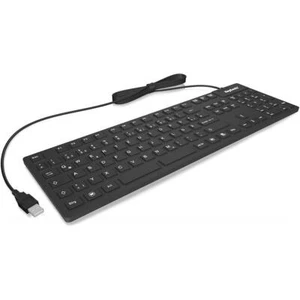 Keysonic KSK-8030IN DE-Layout Industrie Silikontastatur wasserdicht IP68 QWERTZ - Bild 1 von 4