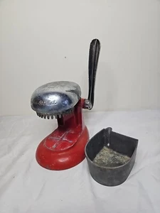 Rival Juice-O-Mat Juice O Matic Juicer Single Action Vintage Art Deco Cherry Red - Picture 1 of 6