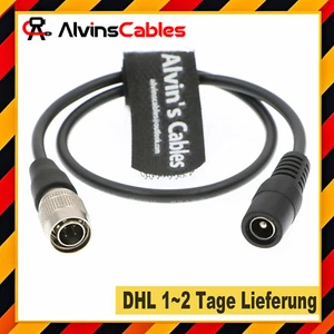 für Sound Device ZAXCOM Blackmagic Hirose 4Pin Stecker auf DC Buchse Stromkabel- - Picture 1 of 6