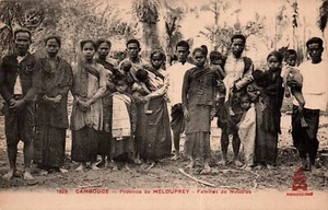 CAMBOYA, INDO CHINA, PROVINCIA DE MELOUPREY-FAMILIAS DE NOTABLES - Imagen 1 de 2