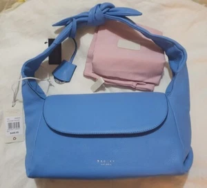 BNWT RADLEY Cranwell Close M Flapover Shoulder Bag Blue Aussie Seller Free Post! - Picture 1 of 6