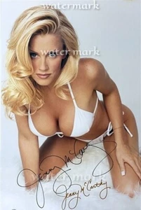 JENNY McCARTHY REPRINT SIGNED PHOTO A4 SIZE 8"X11". #1 - Picture 1 of 1