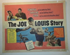 1953 THE JOE LOUIS STORY Lobby Card Theater Poster 11" x 14" - Picture 1 of 8