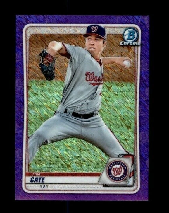 2020 Bowman Chrome Prospects #BCP205 Tim Cate (ref 114617) - Image 1 of 1