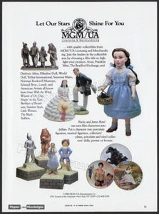Licenza MGM/UA __ORIG. 1984 Trade AD / promo __Mago di Oz__GWTW__Avon_Effanbee - Foto 1 di 1