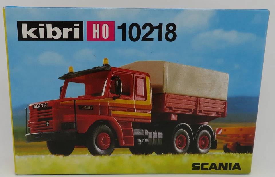Kibri #10218 Camion Scania T 142 E Telonato Ho 1/87 IN Box Quadri E Completo - Immagine 1 di 4
