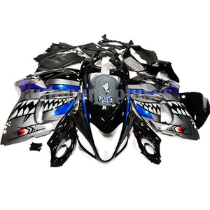Gray Shark Fairing Kit Bodywork Fit for SUZUKI Hayabusa GSX1300R 2008-2020 - Picture 1 of 10