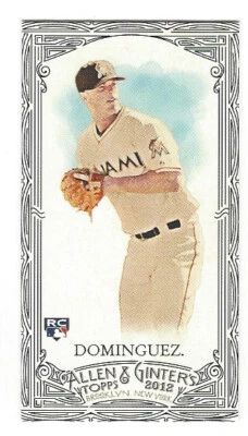 Matt Dominguez 2012 Topps Allen and Ginter Mini RC Card# 344 - Image 1 of 4