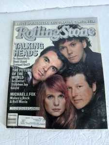 TALKING HEADS ROLLING STONE MAGAZINE --ISSUE # 491--JAN. 1987-- - Picture 1 of 5