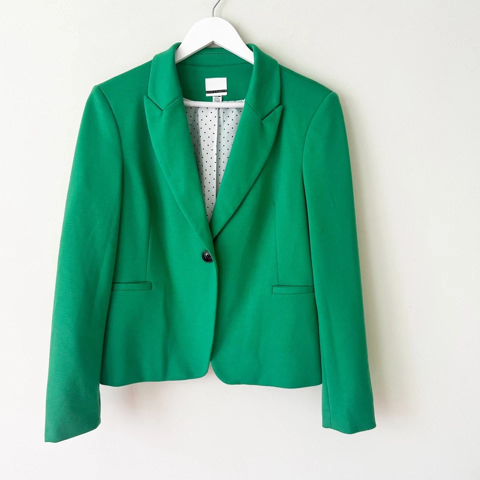 Jules & Leopold Blazer Size M Kelly Green Jacket Suit Coat Career Workwear - Image 1 of 4