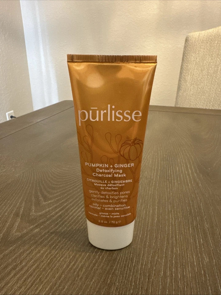 Pūrlisse Pumpkin + Ginger Detoxifying Charcoal Mask 2.5 fl oz - PURBE037