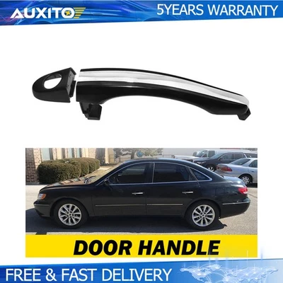 1* передняя левая левая наружная дверная ручка подходит для Hyundai Azera 06-11 загрунтованный пластик N - Изображение 1 из 4